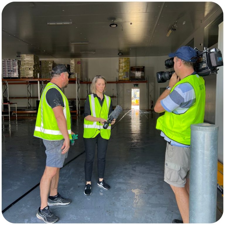 ABC News Interviewing Graeme Twine